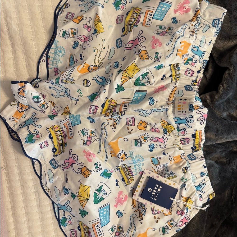 Roller Rabbit Multicolor Printed Pajama Shorts